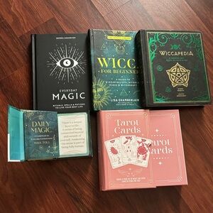 Sterling Ethos Wicca Bundle: Wiccapedia, 78 Tarot Cards, 100 Inspirational Cards